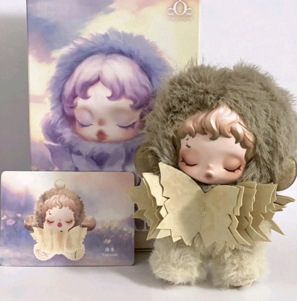 POP MART x Skullpanda L’impressionnisme Series Plush Doll Blindbox - Teakwood